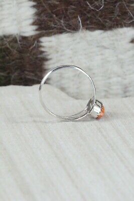 Spiny Oyster & Sterling Silver Ring - Robert Martinez - Size 7