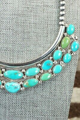 Turquoise & Sterling Silver Necklace - Roberta Begay