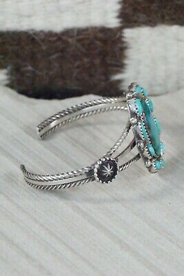Navajo Turquoise and Sterling Silver Bracelet - Native American