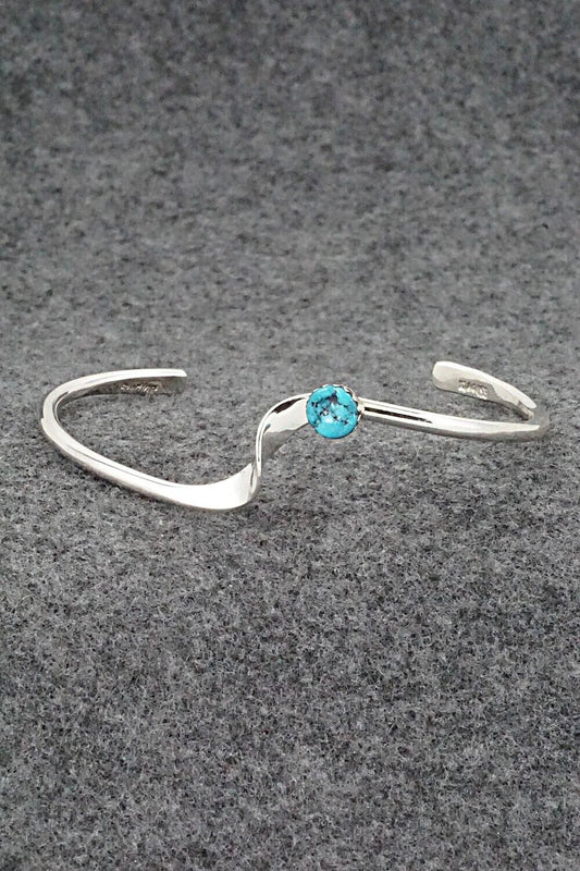 Turquoise & Sterling Silver Bracelet - Yolanda Skeets