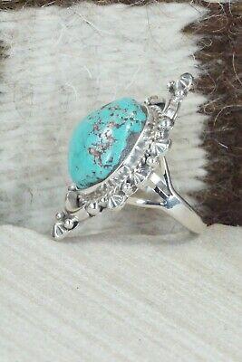 Turquoise & Sterling Silver Ring - Daniel Benally - Size - High Lonesome Trading