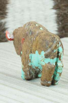 Buffalo Zuni Fetish Carving - Andres Quandelacy