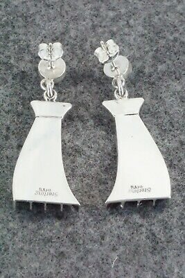 Turquoise & Sterling Silver Earrings - James Bahe