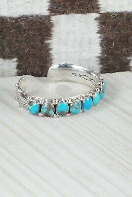 Turquoise & Sterling Silver Bracelet - Tom Lewis