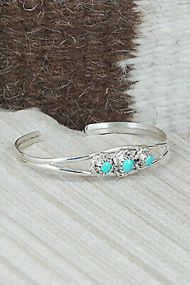 Turquoise & Sterling Silver Bracelet - Elton Cadman