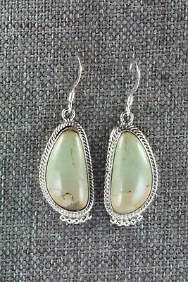 Turquoise & Sterling Silver Earrings - Lee Shorty