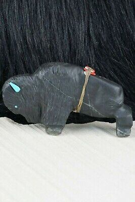 Buffalo Zuni Fetish Carving - Kevin Quam - High Lonesome Trading