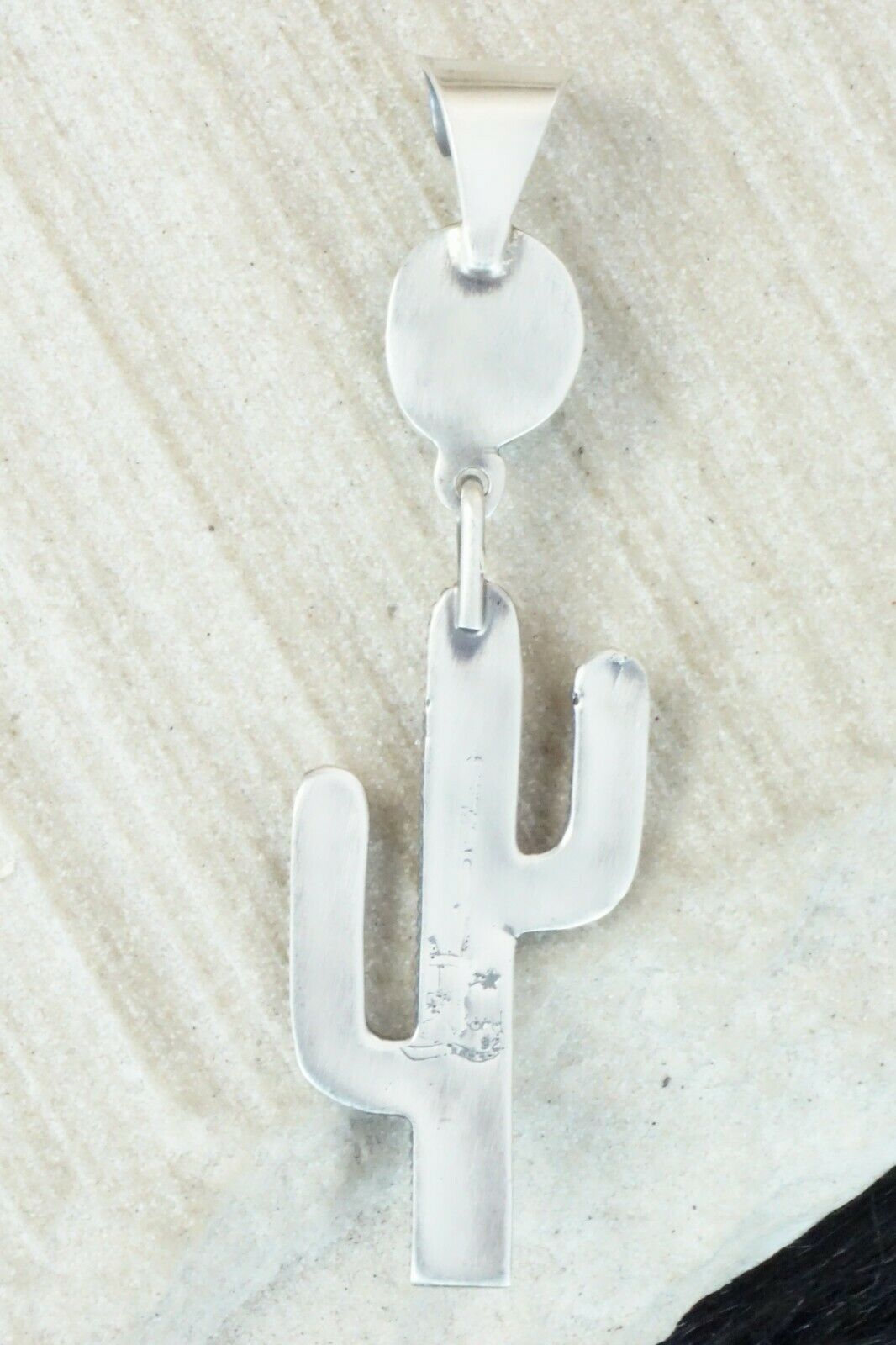 Turquoise and Sterling Silver Pendant - Annie Spencer