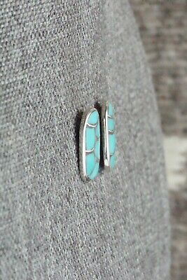 Turquoise & Sterling Silver Earrings - Orena Leekya