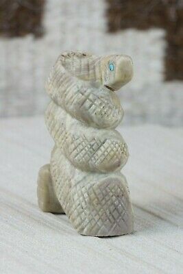 Rattle Snake Zuni Fetish Carving - Lavina Kaskalla - High Lonesome Trading