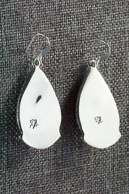 Spiny Oyster & Sterling Silver Earrings - Sharon McCarthy - High Lonesome Trading
