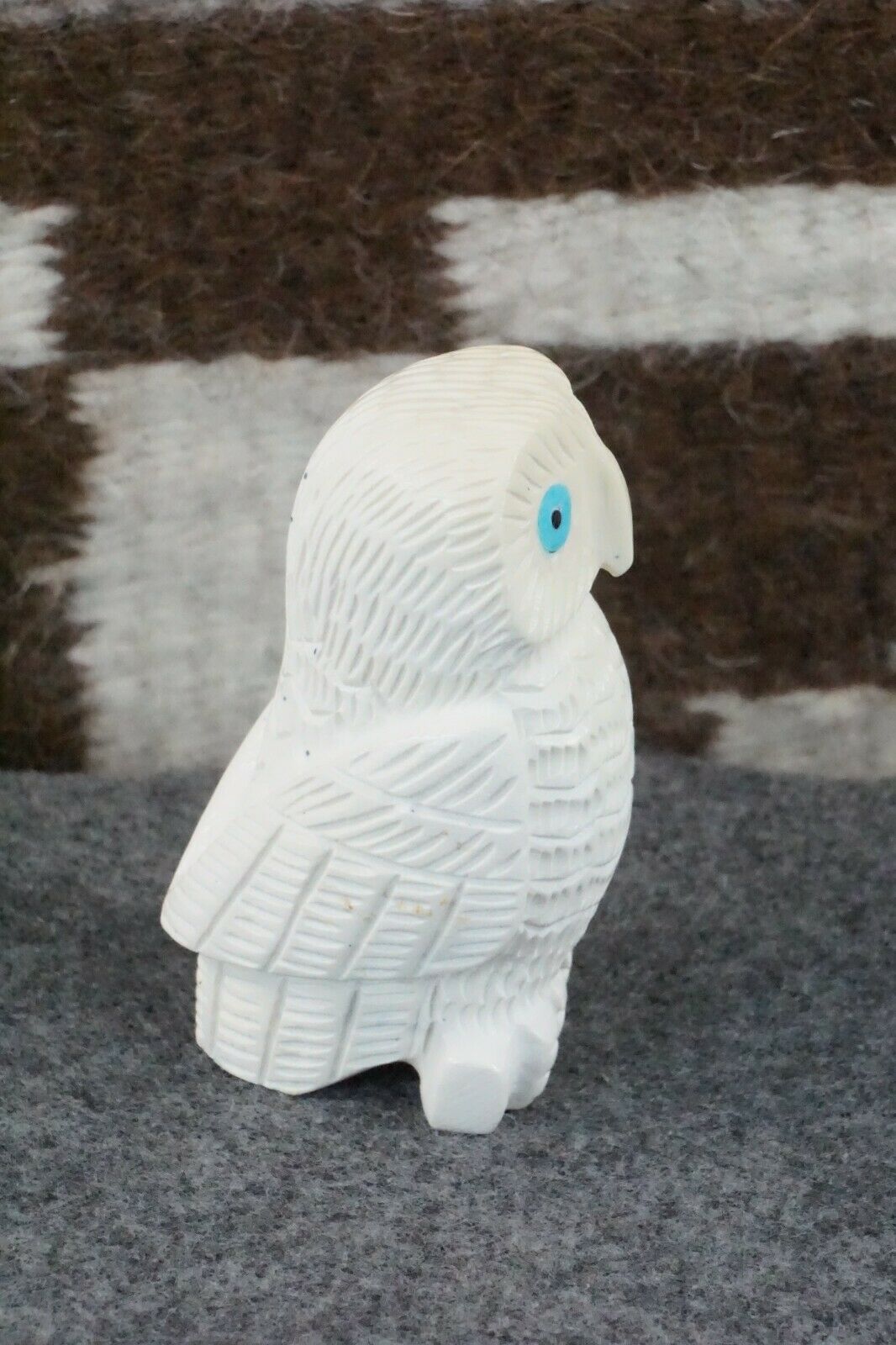Owl Zuni Fetish Carving - Christine Banteah