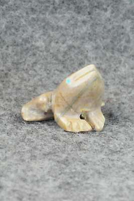 Frog Zuni Fetish Carving - Todd Lowsayatee