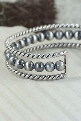 Navajo Sterling Silver Bracelet - Elaine Tahe