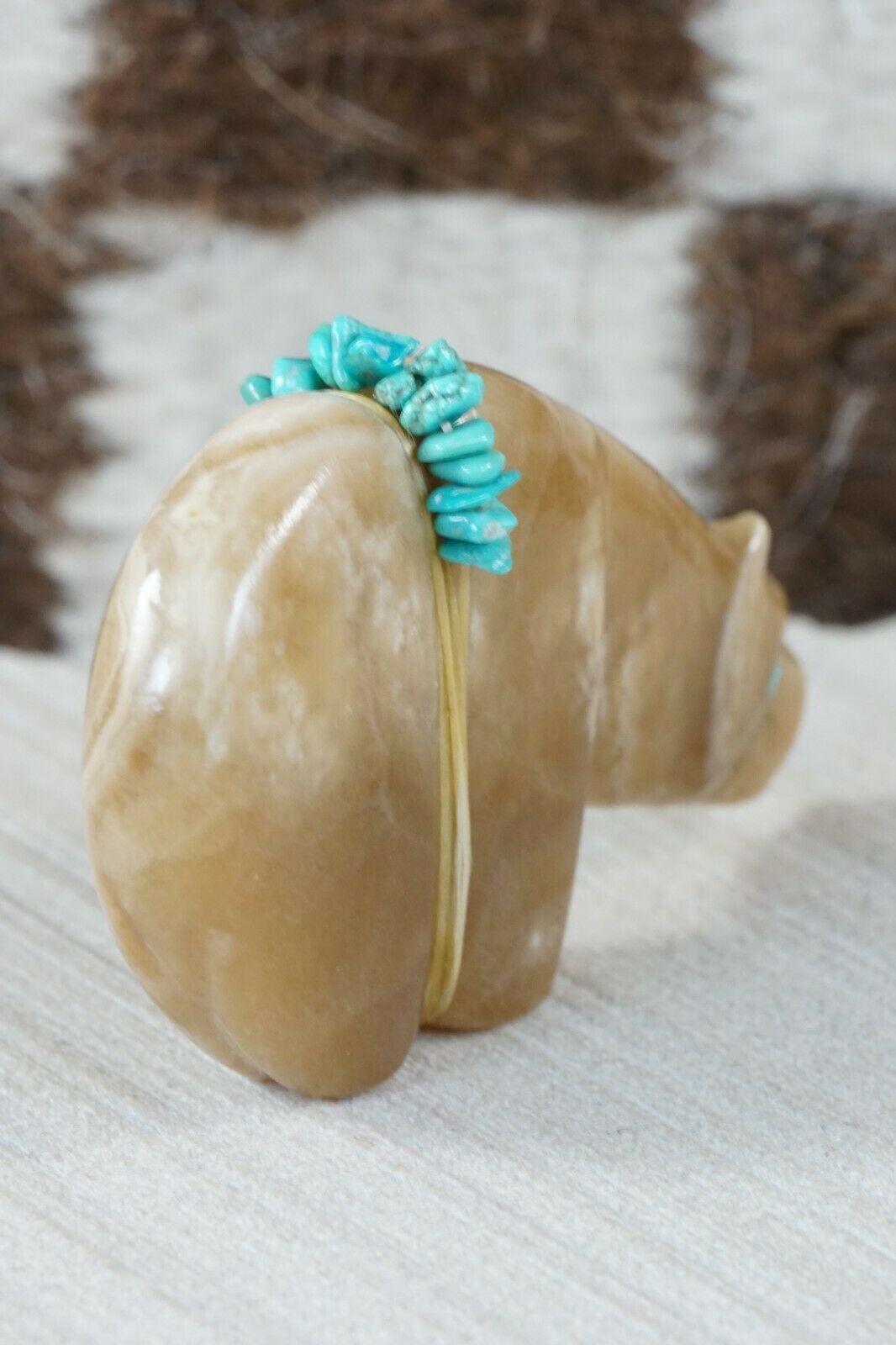 Bear Zuni Fetish Carving - Paulette Quam - High Lonesome Trading