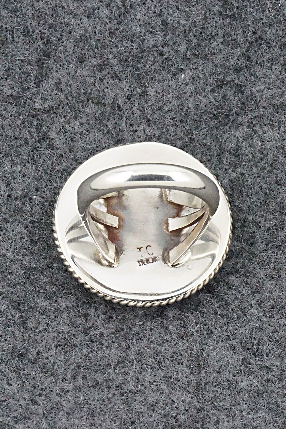Sterling Silver Ring - Thomas Charley - Size 7.75