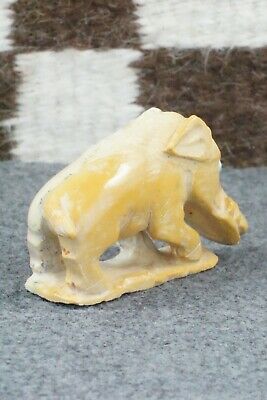Boar Zuni Fetish Carving - Derrick Kaamasee
