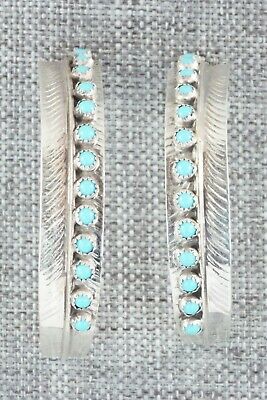 Turquoise & Sterling Silver Earrings - Aaron Davis