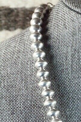 Sterling Silver Navajo Pearl Necklace - Preston Haley - High Lonesome Trading