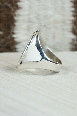 Navajo Sterling Silver Ring - Calvin Peterson - Size 10.75