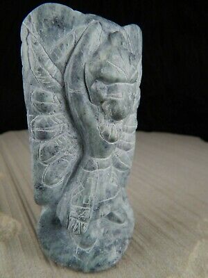 Eagle Dancer Zuni Fetish Carving - Narren Bowannie - High Lonesome Trading
