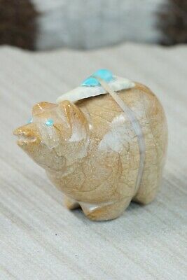 Bear Zuni Fetish Carving - Delvin Leekya
