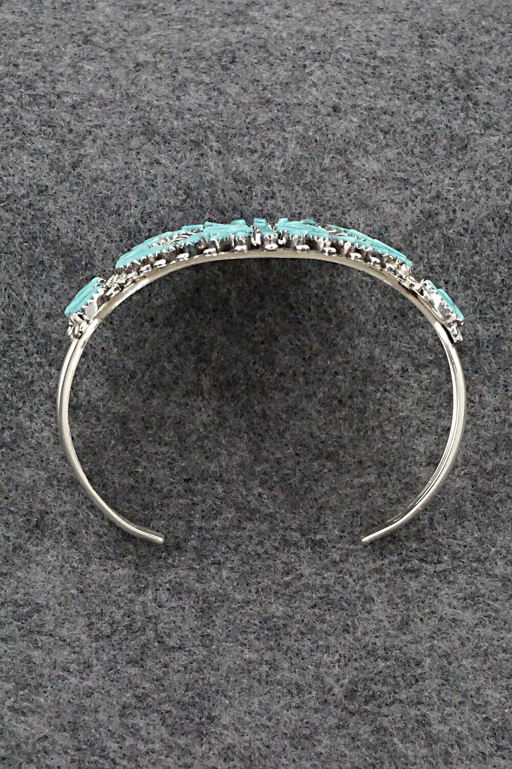 Turquoise & Sterling Silver Bracelet - Nathaniel Nez