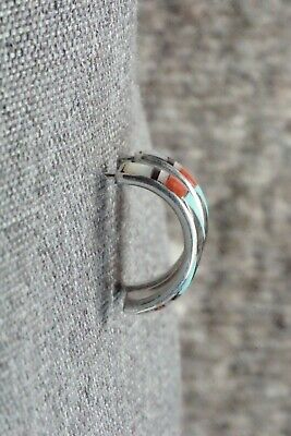 Multi Stone Inlay & Sterling Silver Earrings - Delberta Boone