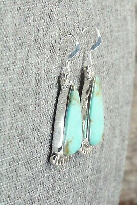 Turquoise & Sterling Silver Earrings - Verley Betone