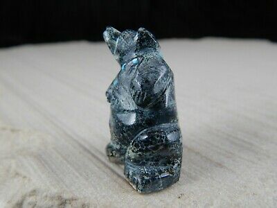 Bear Zuni Fetish Carving - Adrian Cachini - High Lonesome Trading