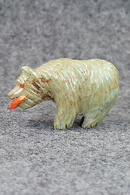 Bear Zuni Fetish Carving - Andres Quandelacy