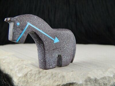 Horse - Zuni Fetish - Bernard Laiwakete - Zuni Horse Carving - Native American - High Lonesome Trading