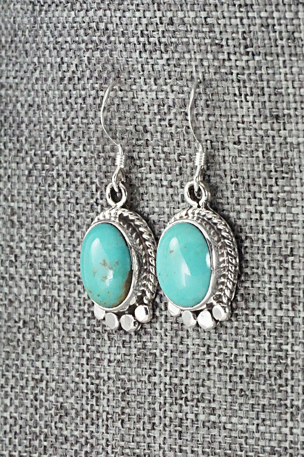 Turquoise and Sterling Silver Earrings - Sharon McCarthy