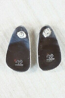 Navajo Turquoise and Sterling Silver Earrings - Annissa Martinez - High Lonesome Trading