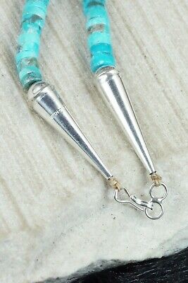Turquoise & Sterling Silver Necklace - Joe Garcia