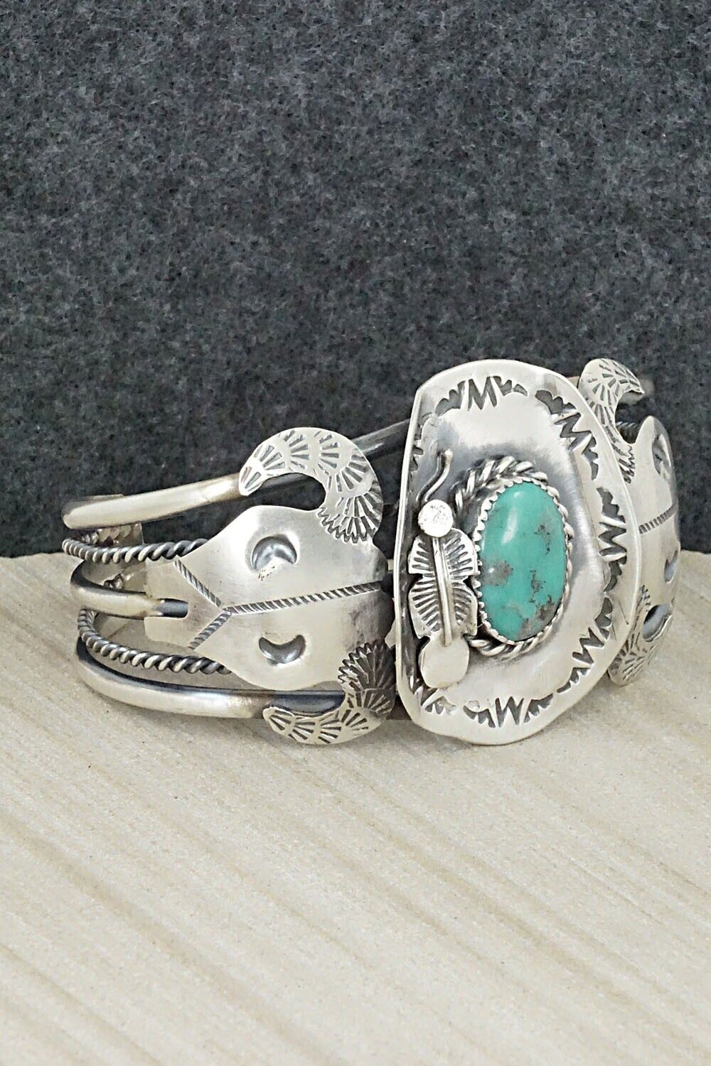 Turquoise & Sterling Silver Bracelet - Tim Yazzie