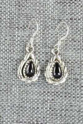 Onyx & Sterling Silver Earrings - Annie Spencer