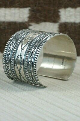 Navajo Sterling Silver Bracelet - Leonard Maloney