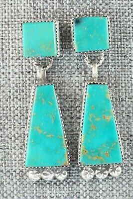 Turquoise & Sterling Silver Earrings - Selina Warner