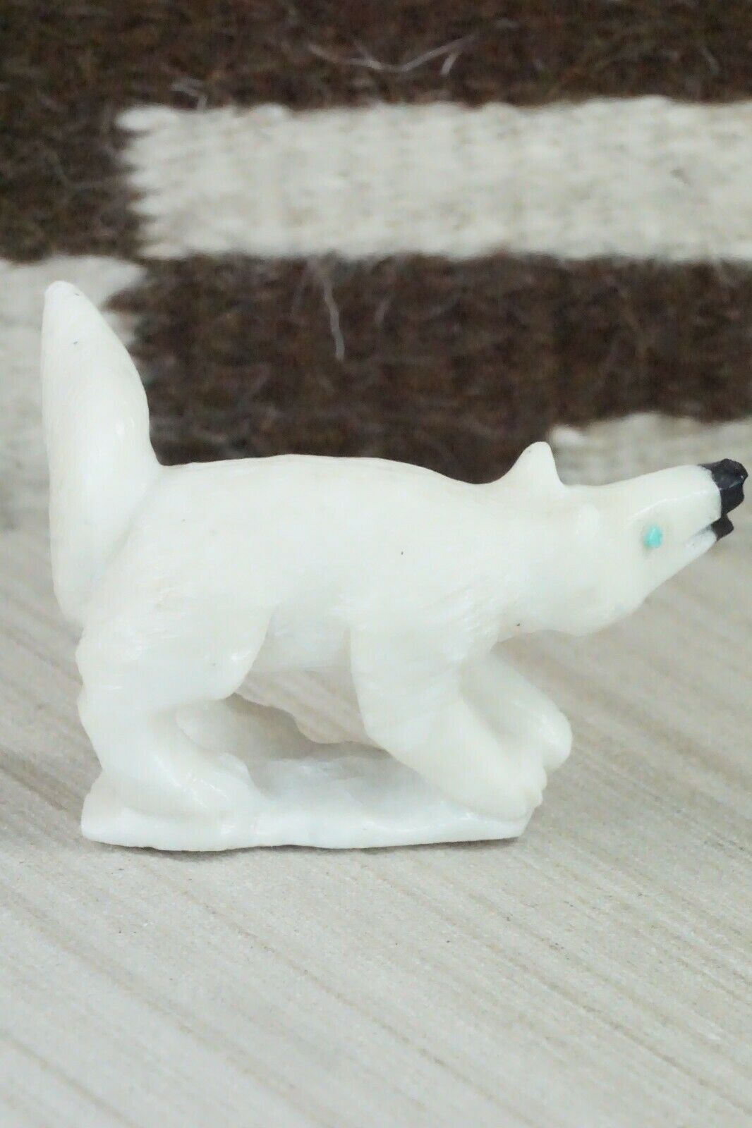 Mink Zuni Fetish Carving - Derrick Kaamasee