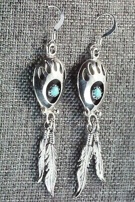Turquoise & Sterling Silver Earrings - Annie Spencer