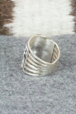 White Buffalo & Sterling Silver Ring - Andrew Enrico - Size 6.25
