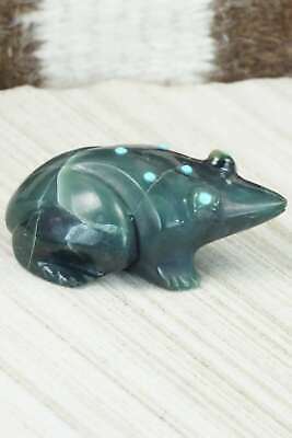 Frog Zuni Fetish Carving - Ronnie Lunasee