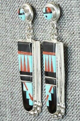 Multi Stone & Sterling Silver Earrings - Patty Edaakie