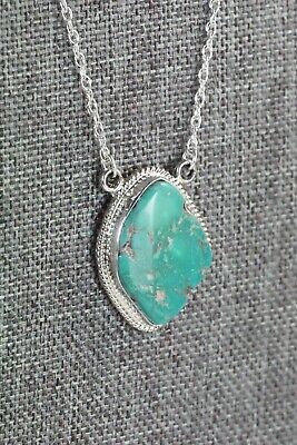 Navajo Turquoise & Sterling Silver Necklace - Annie Spencer