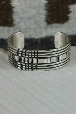 Navajo Sterling Silver Bracelet - Bruce Morgan - High Lonesome Trading