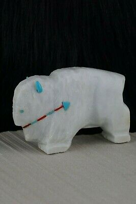 Buffalo Zuni Fetish Carving - Kevin Quam - High Lonesome Trading