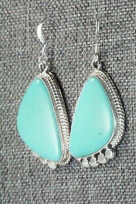 Turquoise and Sterling Silver Earrings - Sharon McCarthy