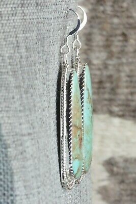 Turquoise & Sterling Silver Earrings - Sharon McCarthy