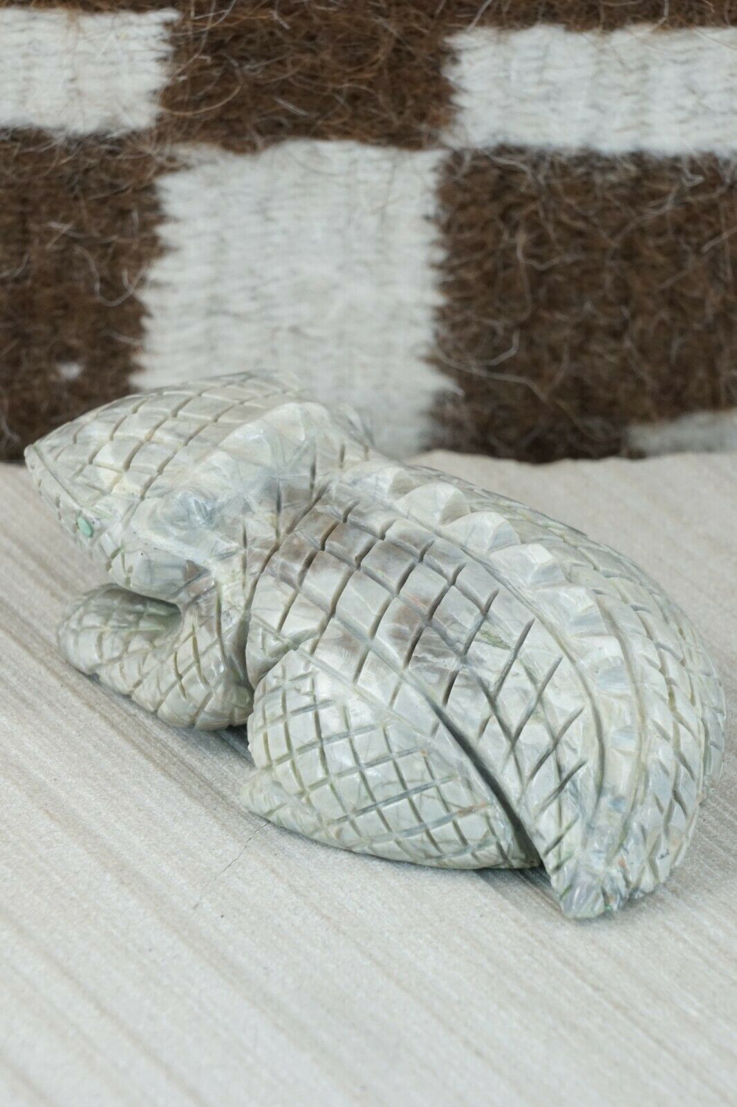 Horned Toad Zuni Fetish Carving - Jonas Hastito